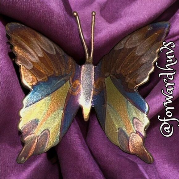 Hand Crafted Jewelry - Vintage Butterfly Pin